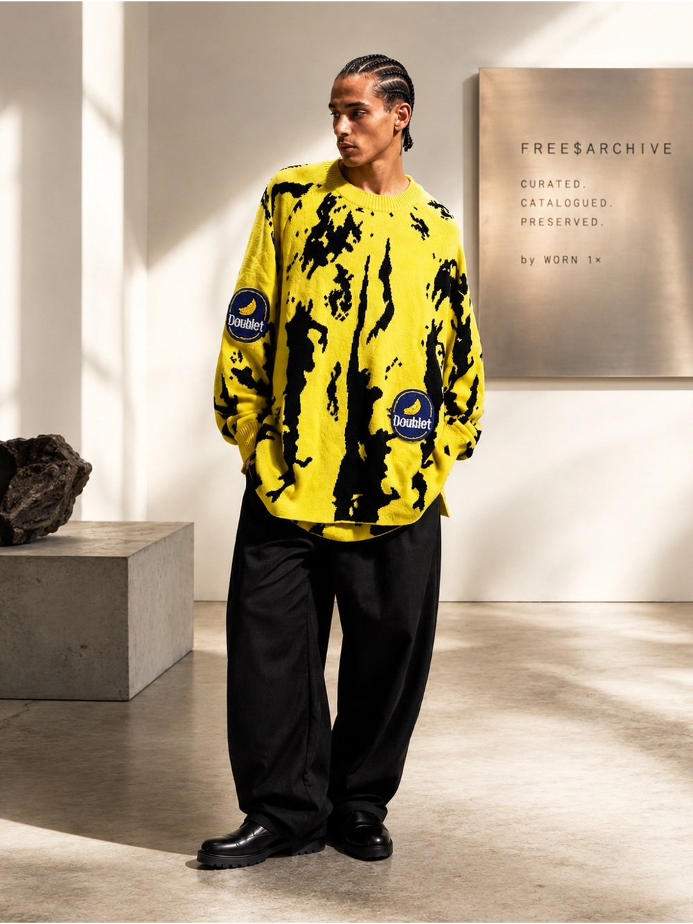 doublet Jacquard Knit (made from upcycled bananas) | Archive • FW’22